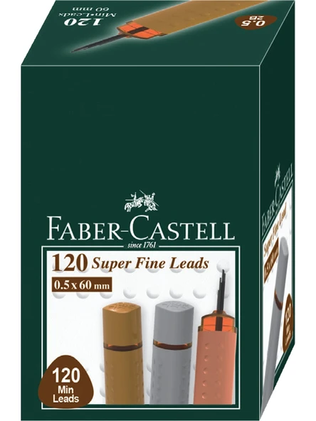 Faber-Castell Min Versatil Kalem Ucu Grip Min 0.5 Mm 2B 60Mm 120 Li Rose (12 Tüp) ürün görseli 1
