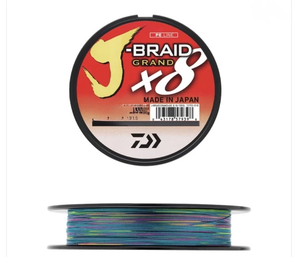 Daiwa JB Grand 8B 300m Multi Color  0,13mm İp Misina ürün görseli 1