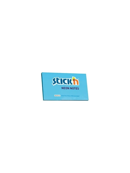 Gıpta Stickn Yapışkanalı Not Kağıdı Neon Mavi 76X127 Mm 100 Yaprak (12 Koçan) ürün görseli 1