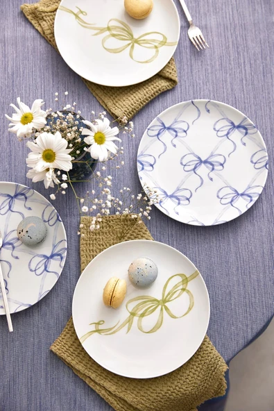 Kütahya Porselen Dolce 4 Parça 21 Cm Pasta Tabağı ürün görseli 1