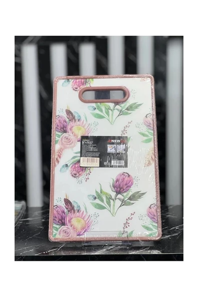 Newlife 130D Model Plastik Desenli Kesim Tahtası ürün görseli 1