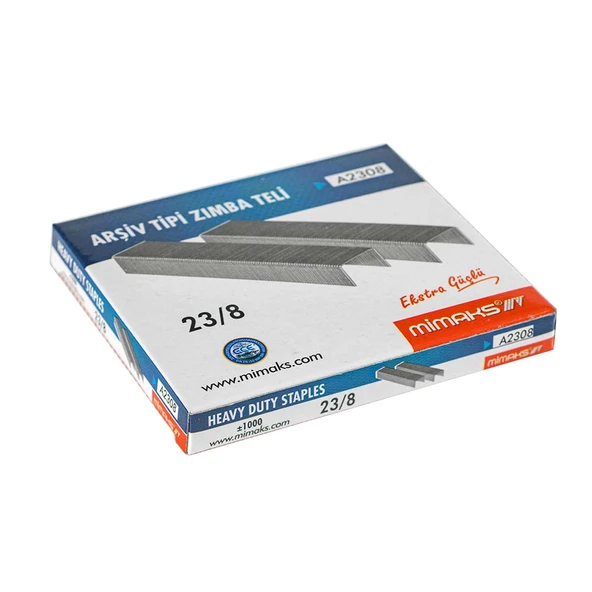 Mimaks Çakma Teli A238 23/8 Nikel 1000Li (24 Lü Paket) ürün görseli 1