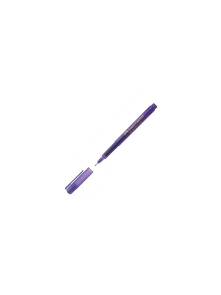Faber-Castell Broadpen Keçe Uçlu Kalem Mor 5020155436000 (10 Lu Paket) ürün görseli 1