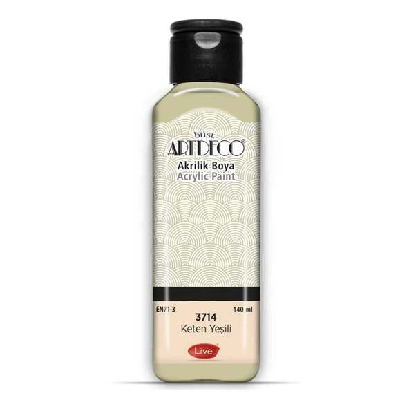 Artdeco Akrilik Boya 140 Ml Keten Yeşili 3714 ürün görseli 1