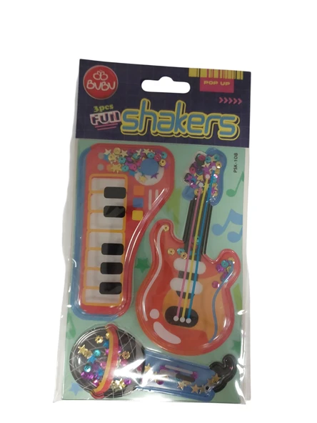 Bu-Bu Stickers Pop Up Shakers Müzik 20.5X11 ürün görseli 1