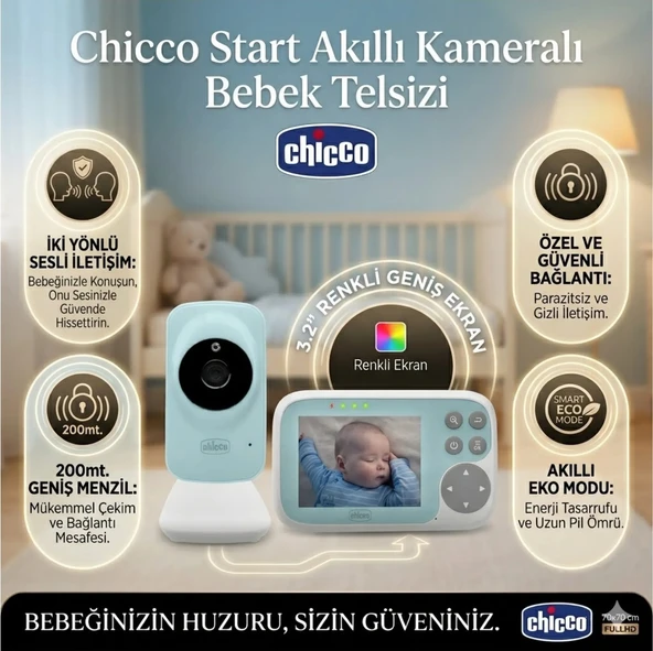 Chicco Evolution Kameralı Akıllı Bebek Telsizi - Resim 6