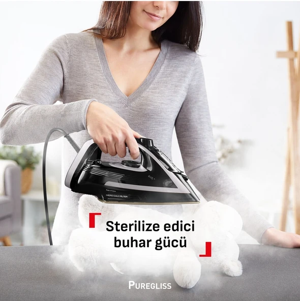 Tefal Puregliss Kırışıklık Giderici 3000 Watt Buharlı Ütü ürün görseli 1