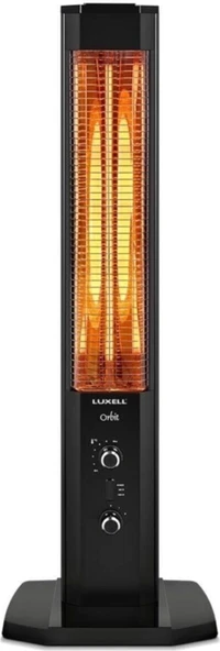 Luxell Orbit Kule Isıtıcı 1800 W Siyah Renkli Dikey Kullanım İçin Güvenli 12m2 Isıtma Alanı ürün görseli 1