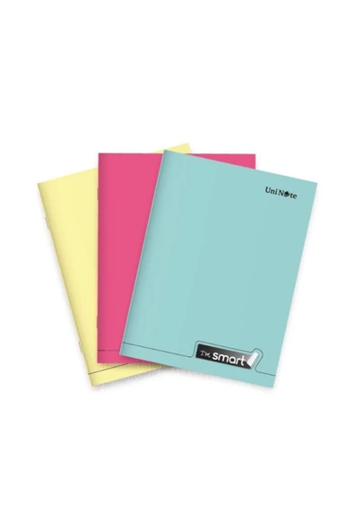 Çınar I M Smart Dikişli Defter Plastik Kapak A4 60 Yaprak Kareli (Karışık Renk 1 Adet) ürün görseli 1