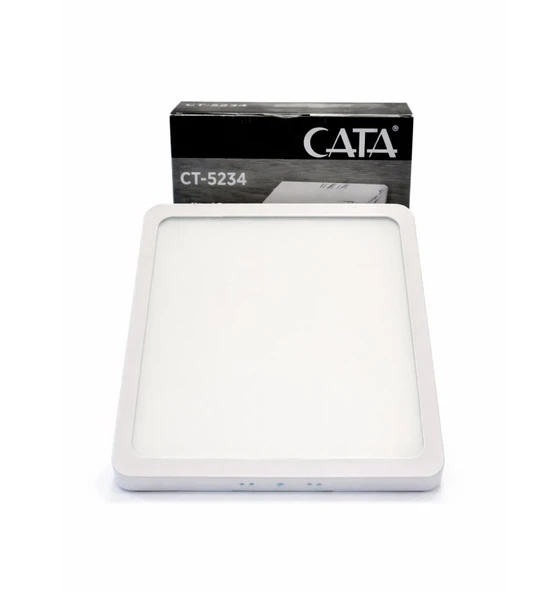 Cata CT-5234 Sıva Üstü Kare Led Panel 18w Beyaz ürün görseli 1