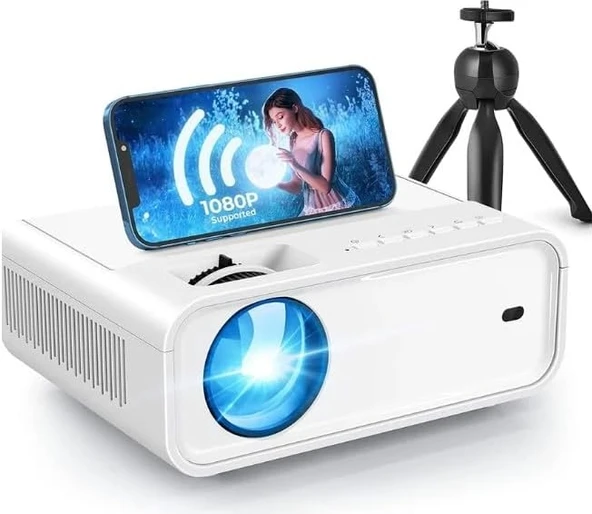 Vankyo Sunspark 500W 5g Wi-Fi + 5.1 1080P Destekli Projeksiyon Cihazi - LCD LED - 240 Inç Yansitma - Dahili Hoparlör - Tv Stick/ps5/hdmı/usb/vga/av ürün görseli 1