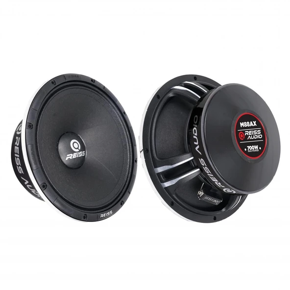 Reiss Audio RS-M88AX 20 cm Midrange Hoparlör 1400W 700 RMS Güçlü Ses Performansı 2 Adet Takım ürün görseli 1
