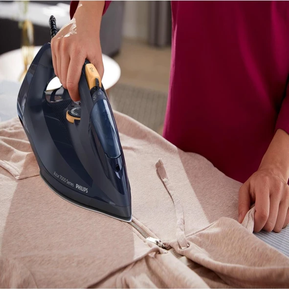 Philips Azur 7000 Seri Buharlı Ütü Siyah - Resim 5