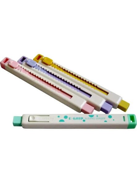Mikro Sürgülü Silgi E-Grip Pvc E2395 (24 Lü Paket) - Resim 2