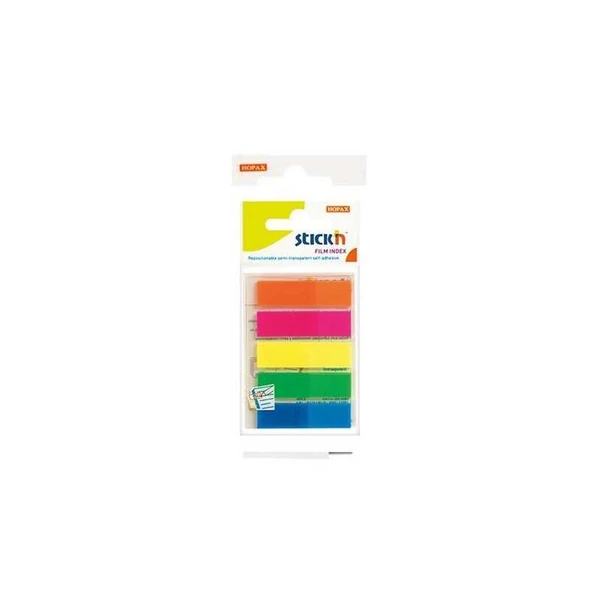 Gıpta Yapışkanlı Not - Film Ayraç 5X12X45Mm 25 Yaprak Neon 5 Renk ürün görseli 1