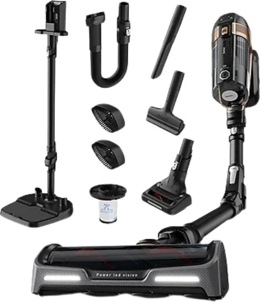 Tefal X-Force 15.60 Flex Bataryalı Kablosuz Şarjlı Dikey Süpürge Siyah Bakır + Dijital Mutfak Tartısı Hediye ürün görseli 1