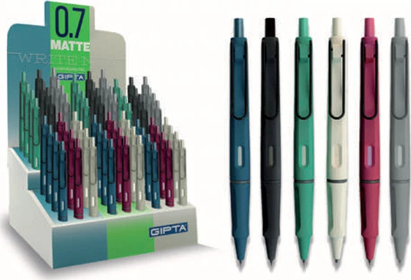 Gıpta Versatil Kalem Matte 4 Renk 0.7 Mm 72 Li Stand ürün görseli 1