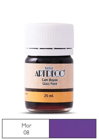 Artdeco Cam Boyası 25 Ml Öğrenci Tipi 08 Mor ürün görseli 1