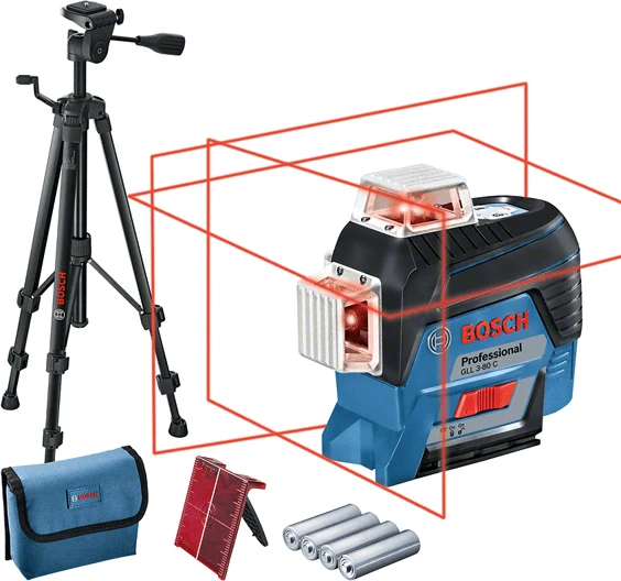 Bosch Gll 3-80 C + Bt 150 Lazer Hizalama Seti ürün görseli 1