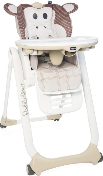 Chicco Polly 2 Start Mama Sandalyesi Monkey ürün görseli 1