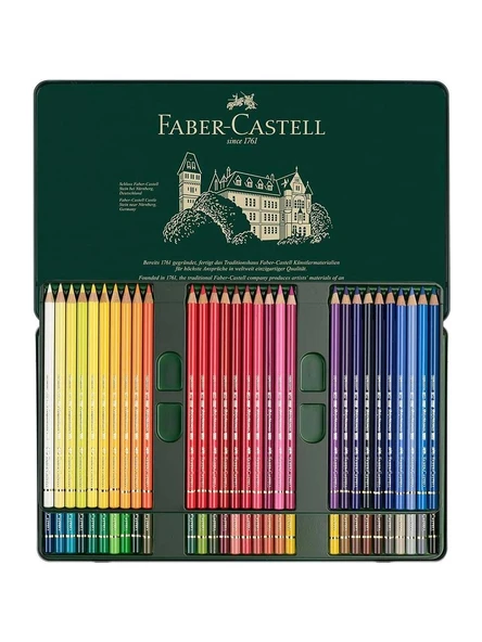 Faber-Castell Polychromos Boya Kalemi 60 Renk - Resim 3