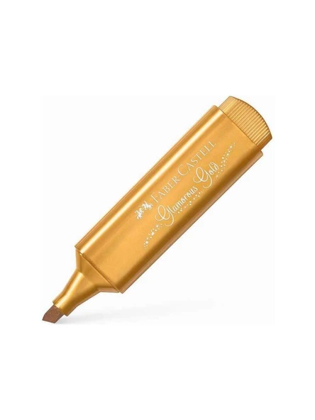 Faber-Castell Fosforlu Kalem Metalik Altın (10 Lu Paket) 5030154650 ürün görseli 1
