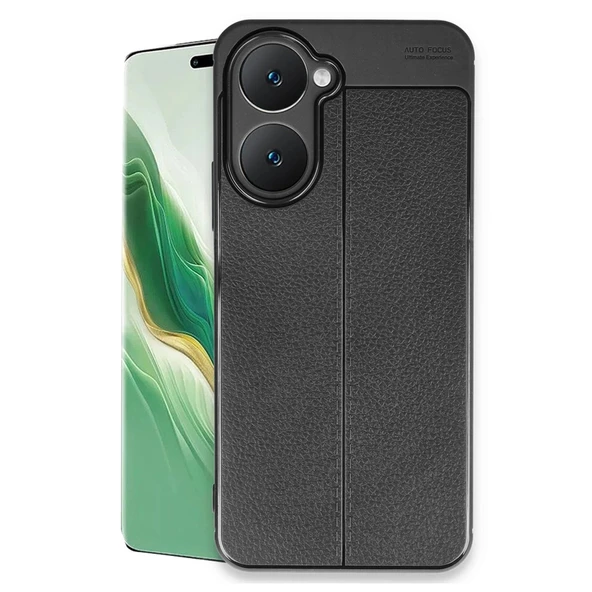 Vivo Y18 Kılıf Auto Focus Kapak - Siyah ürün görseli 1