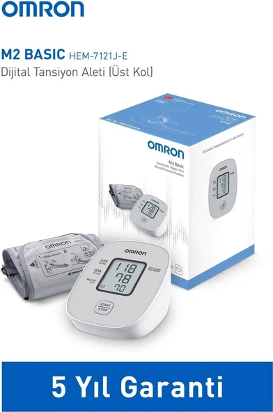 Omron M2 Basic HEM-7121J-E Intellisense Koldan Dijital Tansiyon Aleti ürün görseli 1
