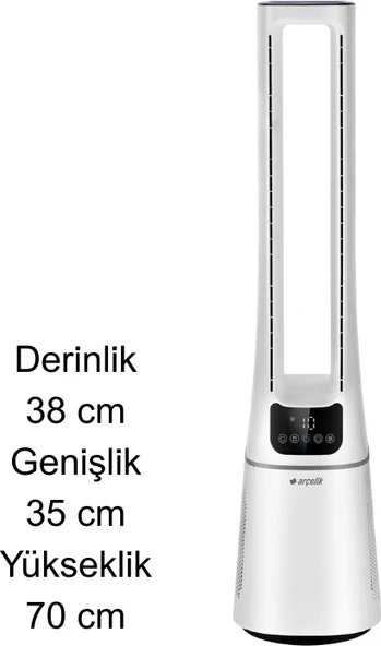 Arçelik 16380 Hkv Vantilatör - Resim 5