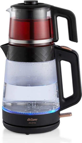 Arzum AR3101-CC Gusto 1900 W Cam Çay Makinesi ürün görseli 1