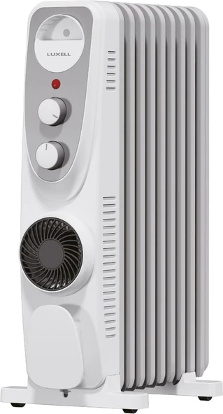 Luxell LUX09-FP-WG 9 Dilim Beyaz Gri 2400 W Yağlı Radyatör ürün görseli 1