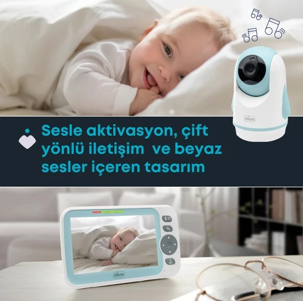 Chicco Evolution Kameralı Akıllı Bebek Telsizi ürün görseli 1