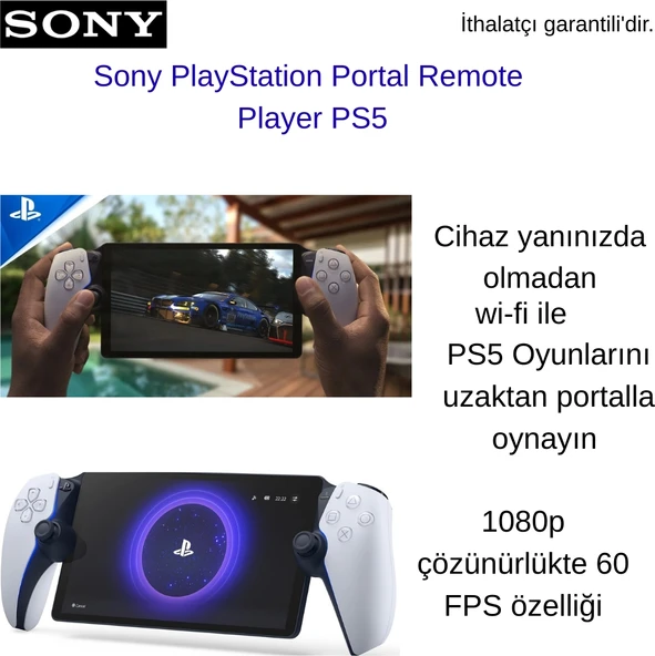 Sony Playstation Beyaz Portal Remote Player + Ps5 Taşıma Çantası Hediye ürün görseli 1