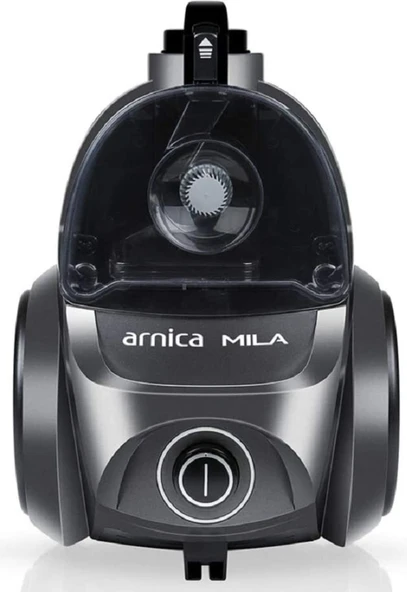 Arnica Toz Torbasız Mila Antrasit Toz Hazneli Elektrikli Süpürge, 750 W, Hepa 13 Filtre, 2.5 L Kapasite, A ürün görseli 1