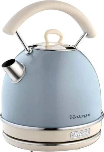 Ariete Paslanmaz Çelik Vintage 2877 Kettle Mavi Resmi Distribütör Garantili Mavi F 2000 W ve Altı 1 - 2 L ürün görseli 1