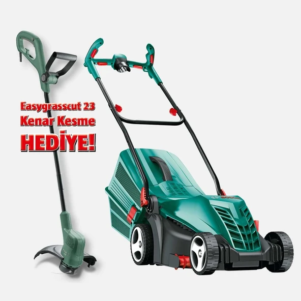 Bosch ARM34 Elektrikli Çim Biçme Makinesi Easygrasscut 23 Kenar Kesme Hediyeli ürün görseli 1