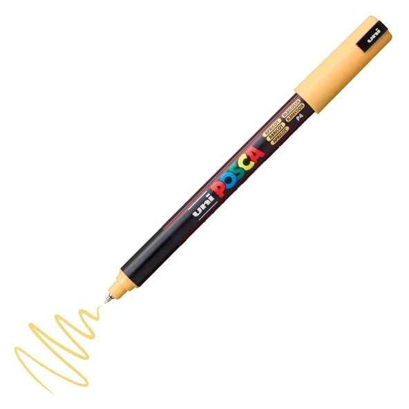 Uni-Ball Posca 0.7 Su Bazlı Boyama Markörü Kayısı N (6 Lı Paket) ürün görseli 1