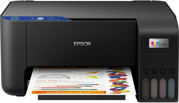 Epson Ecotank L3211 Tarayıcı + Fotokopi Renkli Çok Fonksiyonlu Tanklı Mürekkep Püskürtmeli Yazıcı ürün görseli 1