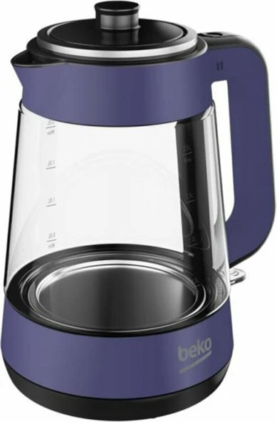 Beko cm 5964 W Mor 1900 W Cam Demlikli Çay Makinesi ürün görseli 1
