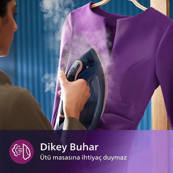 Philips Azur 8000 Serisi  3000 W Buharlı Ütü - Resim 4