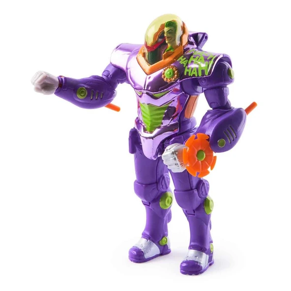 DC Metal Force Zırhlı Figür Seti - The Joker (10 cm Figür + 15 cm Zırh) ürün görseli 1