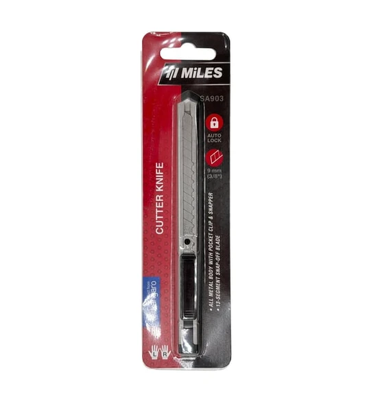 Kangora Maket Bıçağı Küçük Sa903-S 9Mm Otomatik Kilit Metal ürün görseli 1