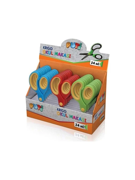 Puti Ergo Okul Makası 4520 (24 Lü Paket) ürün görseli 1