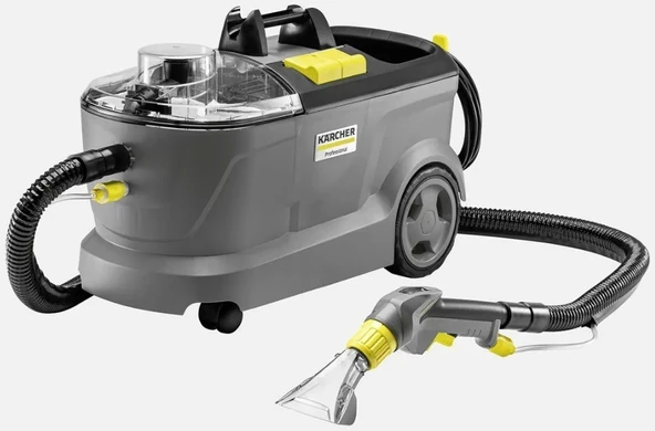 Karcher 1250 Watt Puzzı 10/1 Profesyonel Halı ve Koltuk Yıkama Makinesi + Aprilla Şarjlı Araç Süpürgesi Hediyei ürün görseli 1
