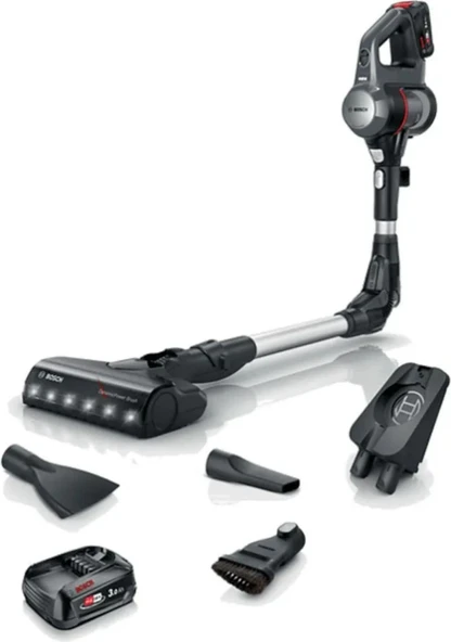 Bosch 2 Yıl Çift Bataryalı Şarjlı Dik Süpürge 18 V 10 Yıl Motor Garantili Şarjlı 700-1000 Watt Bldc 30 - ürün görseli 1