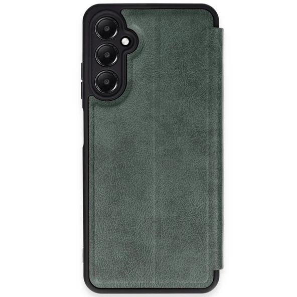 Samsung Galaxy A35 5g Kılıf Flip Cover - Koyu Yeşil ürün görseli 1