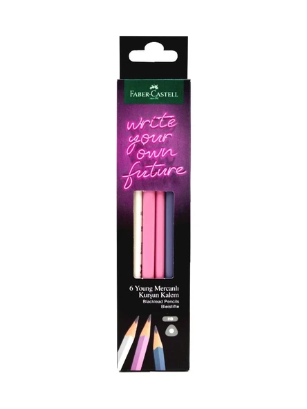 Faber-Castell Young Mercanlı Kurşun Kalem Hb Üçgen (6 Lı Paket) ürün görseli 1