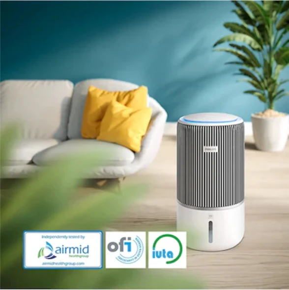 Philips Phılıps  Pureprotect Water 3400 Serisi Akıllı 2 In 1 Hava Temizleyici ve Nemlendirici Beyaz Gri +Xiaomi Bluetooth Hoparlör Hediye ürün görseli 1