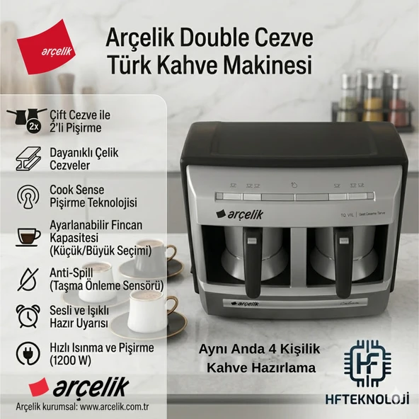 Arçelik  Telve 70. Yıl Türk Kahve Makinesi + Türk Kahvesi Hediye ürün görseli 1