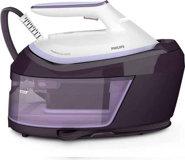 Perfectcare PSG6024/30 Buhar Kazanlı Ütü 6000 Serisi, 500G Şok Buhar, 130G/DK Sürekli Buhar, Steamglide Plus Taban, Optimaltemp Teknolojisi, 1.8l Çıkarılabilir Su Haznesi ürün görseli 1